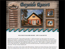 Tablet Screenshot of baysideresort.ca