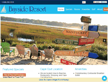 Tablet Screenshot of baysideresort.com